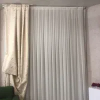 پرده تور و دستک