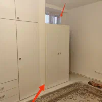 کمد دیواری پاک چوب درجه یک کارکرده