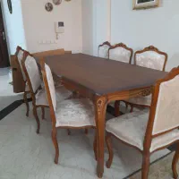 مبلمان نیمه استیل وناهارخوری درحدنوفروش فوری