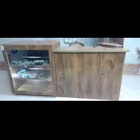 میز و ویترین بزرگ ام دی اف