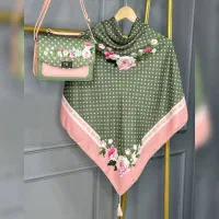 ست کیف و شال و روسری شیک با ارسال رایگان