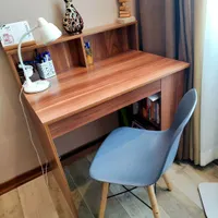 میز تحریر کشودار طاقچهدار قفسهدار + صندلی