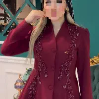 کت شلوار مجلسی جواهردوزی شده