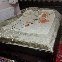 تخت وکمد ودراور همگی جنس چوب|تخت و سرویس خواب|شیراز, درکی|دیوار