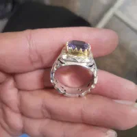 دو عدد انگشتر دست ساز اصل نقره