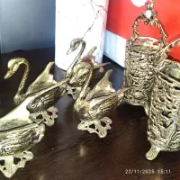 مبل ۹نفره سلطنتی آفتابه لگن برنجی جاقاشقی|مبلمان خانگی و میز عسلی|اندیشه, شهرک مریم|دیوار