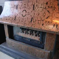 بخاری شومینه مشهد دوام وهای لایت هردو تمیز وسالم|بخاری، هیتر، شومینه|بروجن, |دیوار