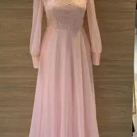 لباس مجلسی بلند با سنگ کاری|لباس|ساوه, |دیوار