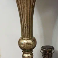 گلدان طلایی بلند