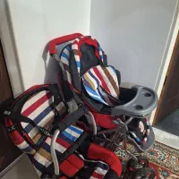 کالسکه بچه تمیز و نو