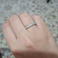 انگشتر حلقه نقره زنانه