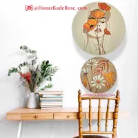 دیوارکوب های سفالی و چوبی|تابلو، نقاشی، عکس|زنجان, |دیوار