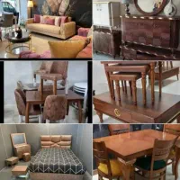 مبل وپک جهیزیه کامل عروس 78 میلیون ساری|مبلمان خانگی و میز عسلی|ارطه, |دیوار