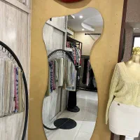 آینه دفرمه چراغ دار لمسی