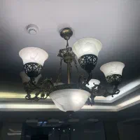 لوستر شش شاخه و تک شاخه دیواری سر هم