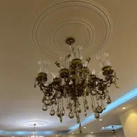 لوستر برنز درجه یک ۶شاخه ۱۲شعله 2عدد