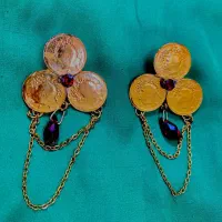 گل سینه قفل سخمه برنجی|صنایع دستی و سایر لوازم تزئینی|جوانرود, |دیوار