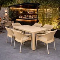 میز و صندلی ناهارخوری پلاستیکی ماهرخ ۹۰۵۳