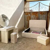 تخت ۲ دونفره سرویس کامل اروس|تخت و سرویس خواب|کرمانشاه, |دیوار