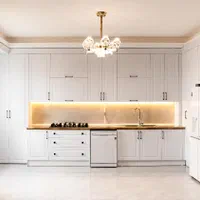 کابینت آشپزخانه کف تراش با روکش باشیشه صفحه براق|مصالح و تجهیزات ساختمان|گرگان, |دیوار