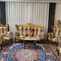 مبل سلطنتی9نفره باچوب راش تمیز