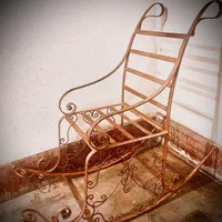 صندلی فرفورژه ننویی