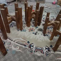 پایه گلدان چوبی. کاملا نو