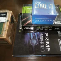 قطعات سیستم کامل  نو  cpu main ram power