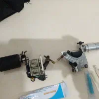 دستگاه و لوازم تتو همه باهم ۸۰۰