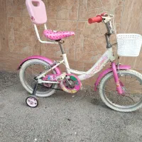 دوچرخه دخترانه صورتی سایز۱۶|دوچرخه، اسکیت، اسکوتر|قائم‌شهر, |دیوار