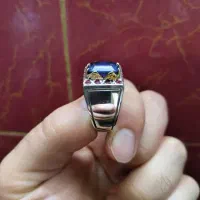 انگشتر نقره توپاز