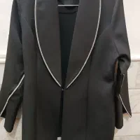مانتو کتی مشکی شیک