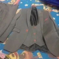 فروش دو دست کت شلوار پسرانه نو|کفش و لباس بچه|لردگان, |دیوار