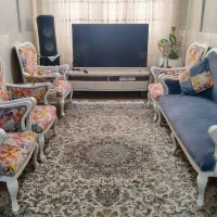 مبل چوب راش با پارچه ترک اصل.داخلش پشم شیشه|مبلمان خانگی و میز عسلی|تهران, شهرک ابوذر|دیوار