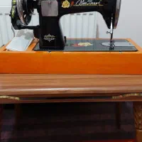 چرخ خیاطی قدیمی گل سرخ