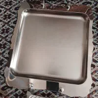 شکلات خوری پایه دار  و سینی استیل|ظروف سرو و پذیرایی|تهران, جی|دیوار