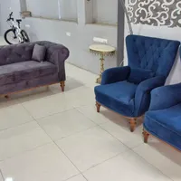 مبل ۸ نفره چستر انگلیسی نو و آکبند|مبلمان خانگی و میز عسلی|آشخانه, |دیوار