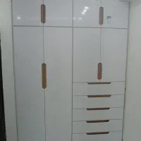 ساخت انواع کمد آشپزخانه اپن قفسه ام دی اف|جاکفشی، کمد، دراور|جوانرود, |دیوار