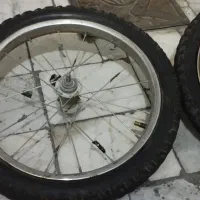 یک جفت لاستیک دوچرخه 16|دوچرخه، اسکیت، اسکوتر|بیرجند, |دیوار