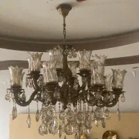 دوعدد لوستر برنزی در حد نو