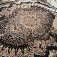 ۲عددفرش ماشینی۷۰۰شانه تراکم ۲۵۵۰دست باف گونه۱۲متری