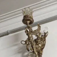 فروش لوستر برنجی طرح فرشته