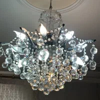 دو عدد لوستر کریستال ۱۲شاخه