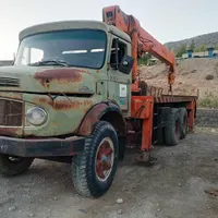 بنز ده چرخ ۱۳۶۳جرثقیل۱۵تن وینچ دار