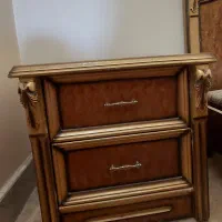 تخت،کمد،میزآرایش،دو عدد میز عسلی،جاکفشی و جالباسی|تخت و سرویس خواب|قم, باجک سه|دیوار