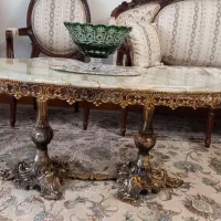 میز جلو مبلی برنجی