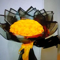 گلهای روبانی تک شاخه و دسته گل