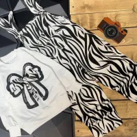 بلر دو تیکه کتان کار جدید عیدانه