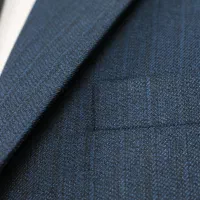 کت شلوار دیپلمات خط محو رنگ سرمه ای