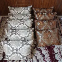 ۹ عدد بالشت و پشتی و درجه یک و بسیار زیبا ( نو )|رختخواب، بالش، پتو|تهران, نظام‌آباد|دیوار